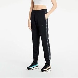 Nike Black Track Pants with Logo Tape